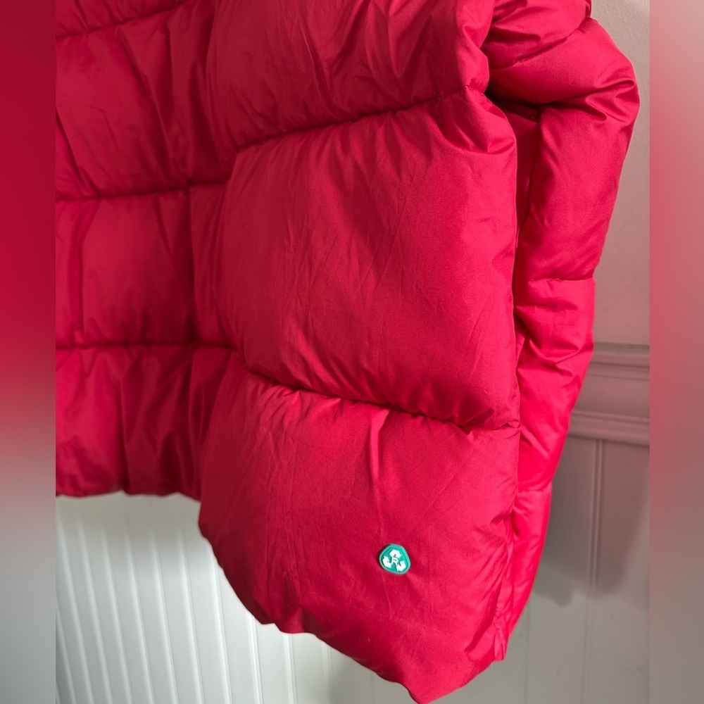 SAVE THE DUCK Red Keri Hooded Padded Jacket Synthetic Down Animal Free Size XXL - Picture 11 of 11